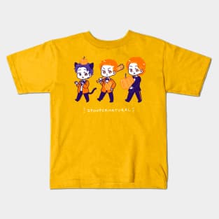 Spoopernatural Time Kids T-Shirt